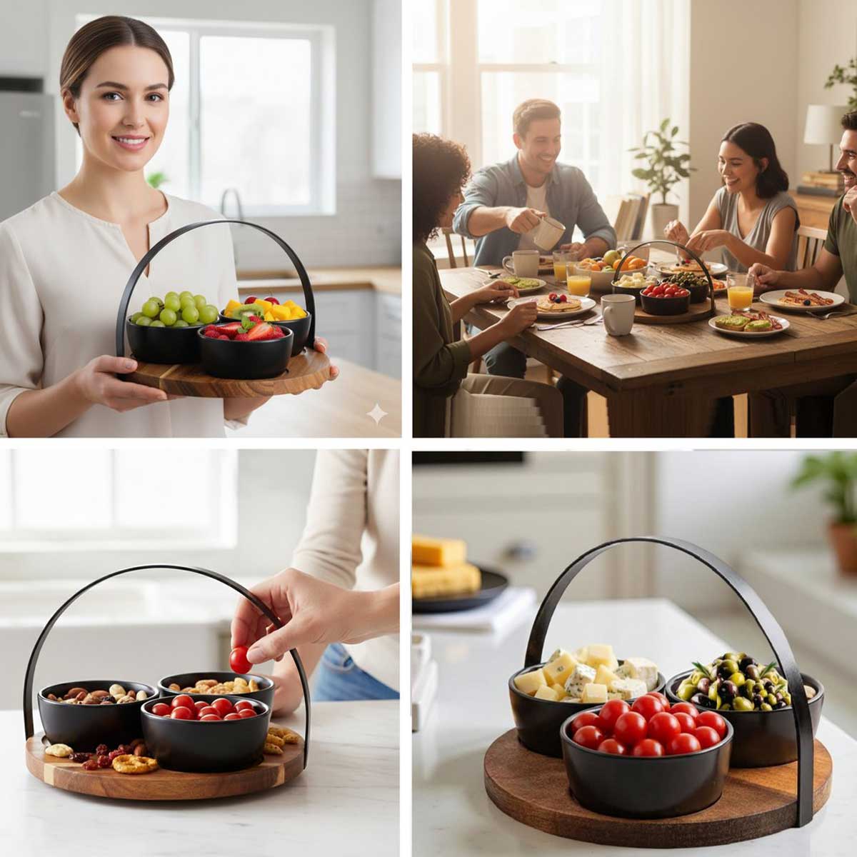 Cheffinger Snackschalen Set snack- & tappasschalen productafbeelding 4