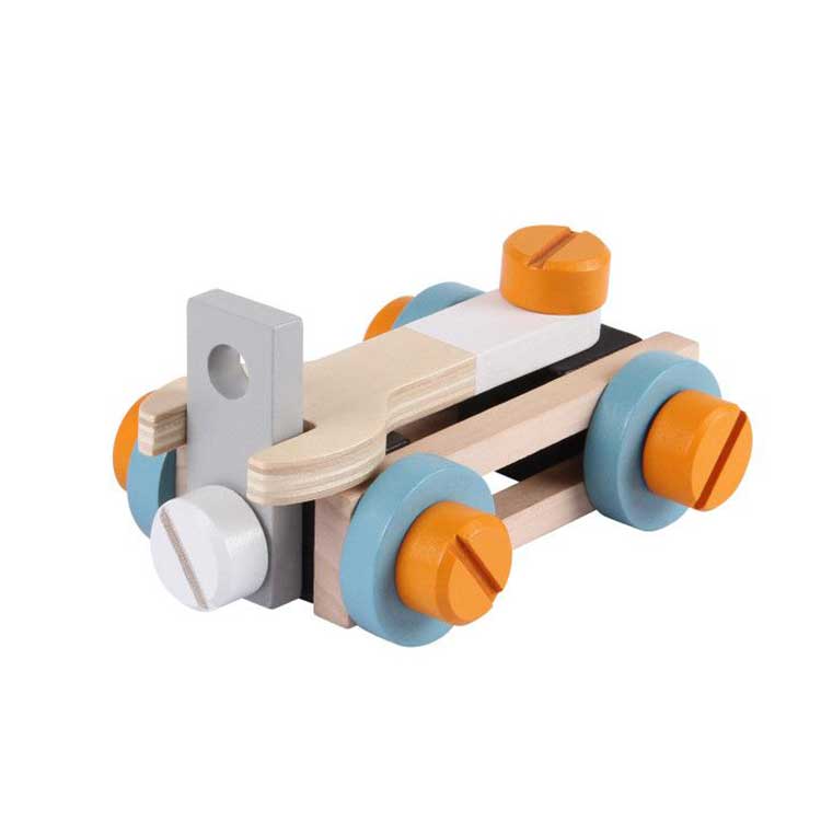 ECOTOYS Houten Gereedschapsset - 52-delig - Kinderwerkbank - 3+
