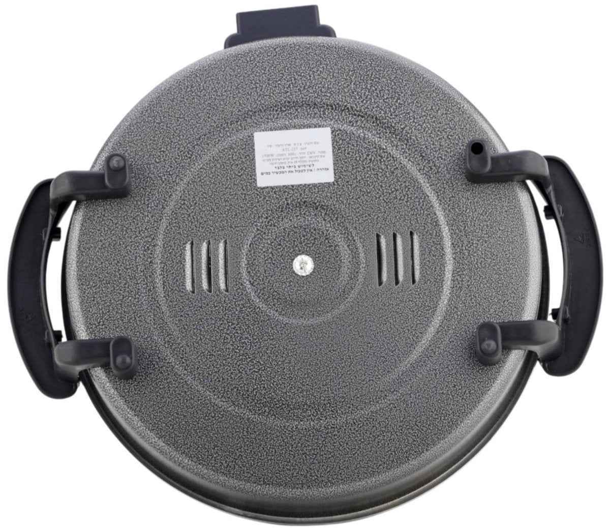 Ferveo Leyya - Hoge Elektrische Hapjespan - 40cm - 1500W - Elektrische Pizza Pan - Zwart