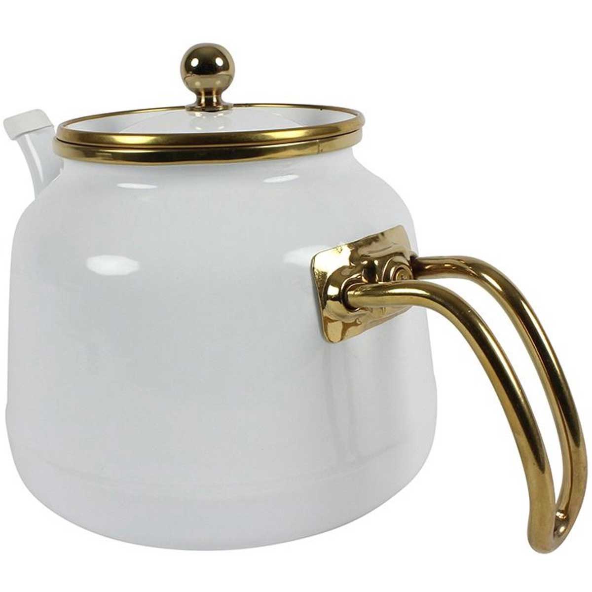 Ferveo Dawa Theepot Set - 1,0L / 2,5L - Wit/Goud