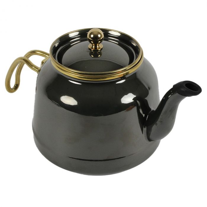 Ferveo Dawa Theepot Set - 1,0L / 2,5L - Zwart/Goud