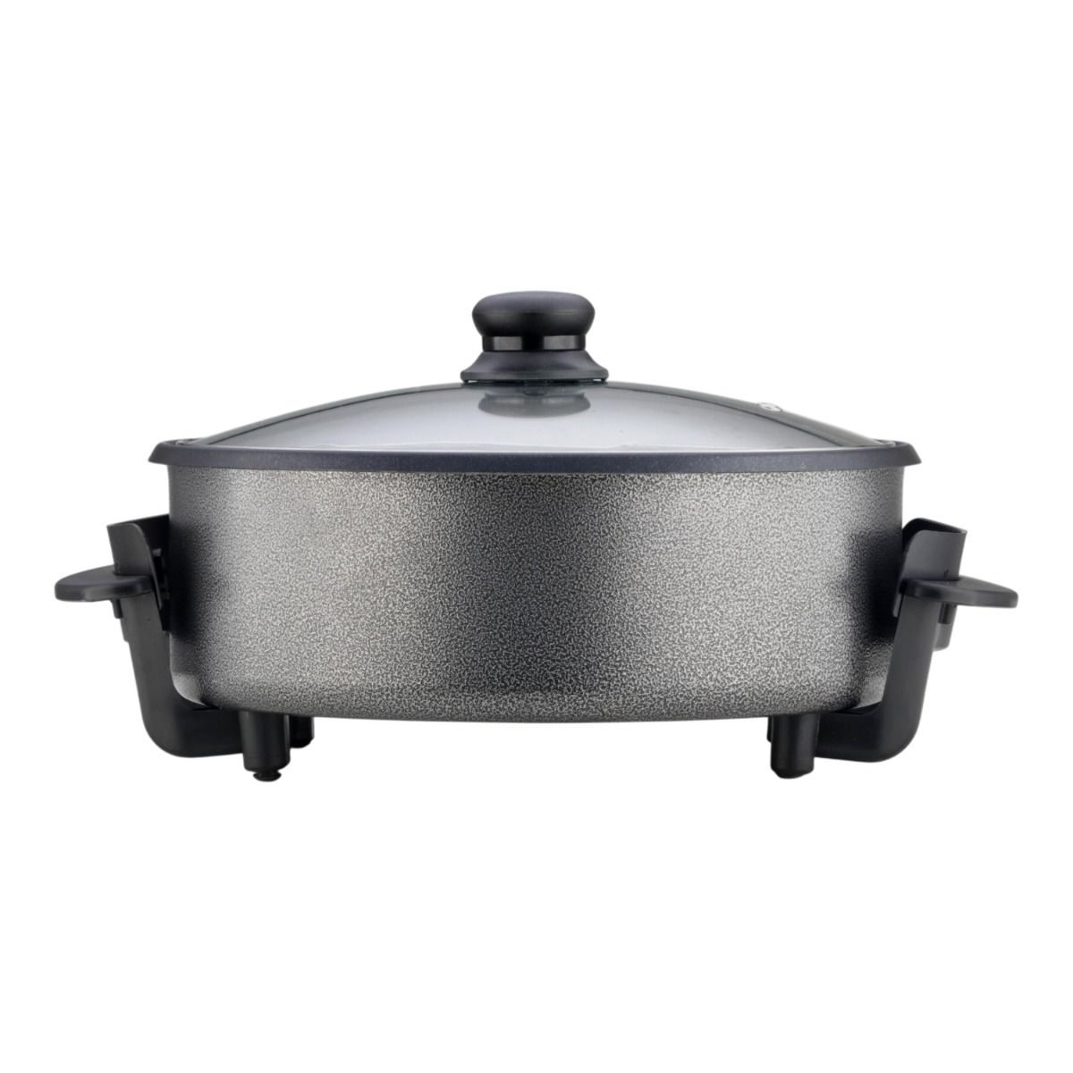 Ferveo Leyya - Hoge Elektrische Hapjespan - 30cm - 1500W - Elektrische Pizza Pan - Zwart