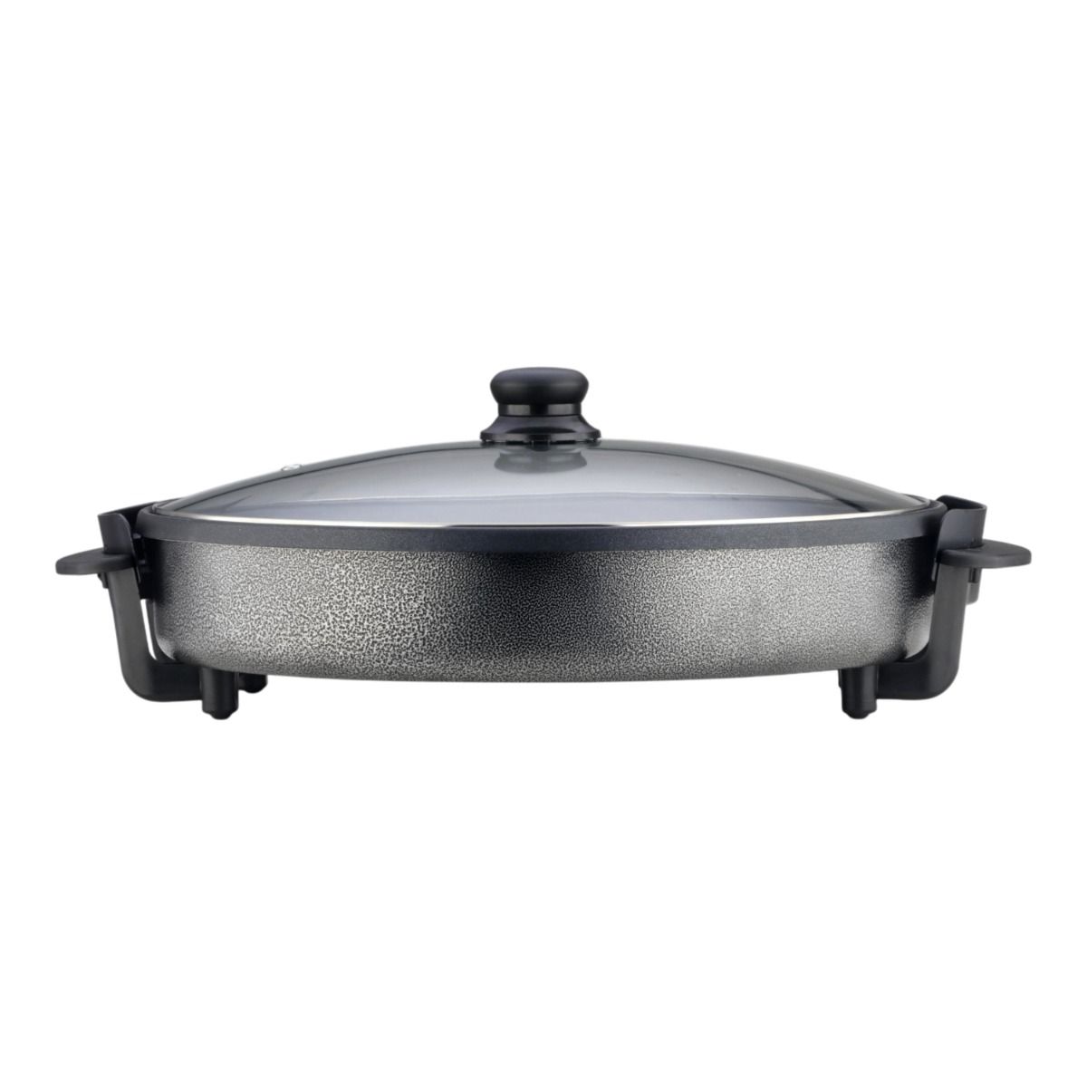Ferveo Leyya - Lage Elektrische Hapjespan - 40cm - 1500W - Elektrische Pizza Pan - Zwart
