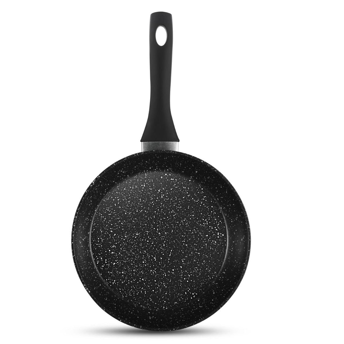 Ferveo Nova Bratpfannenset - Induktion - Ø20, Ø24, Ø28 cm - Schwarz/Weiß