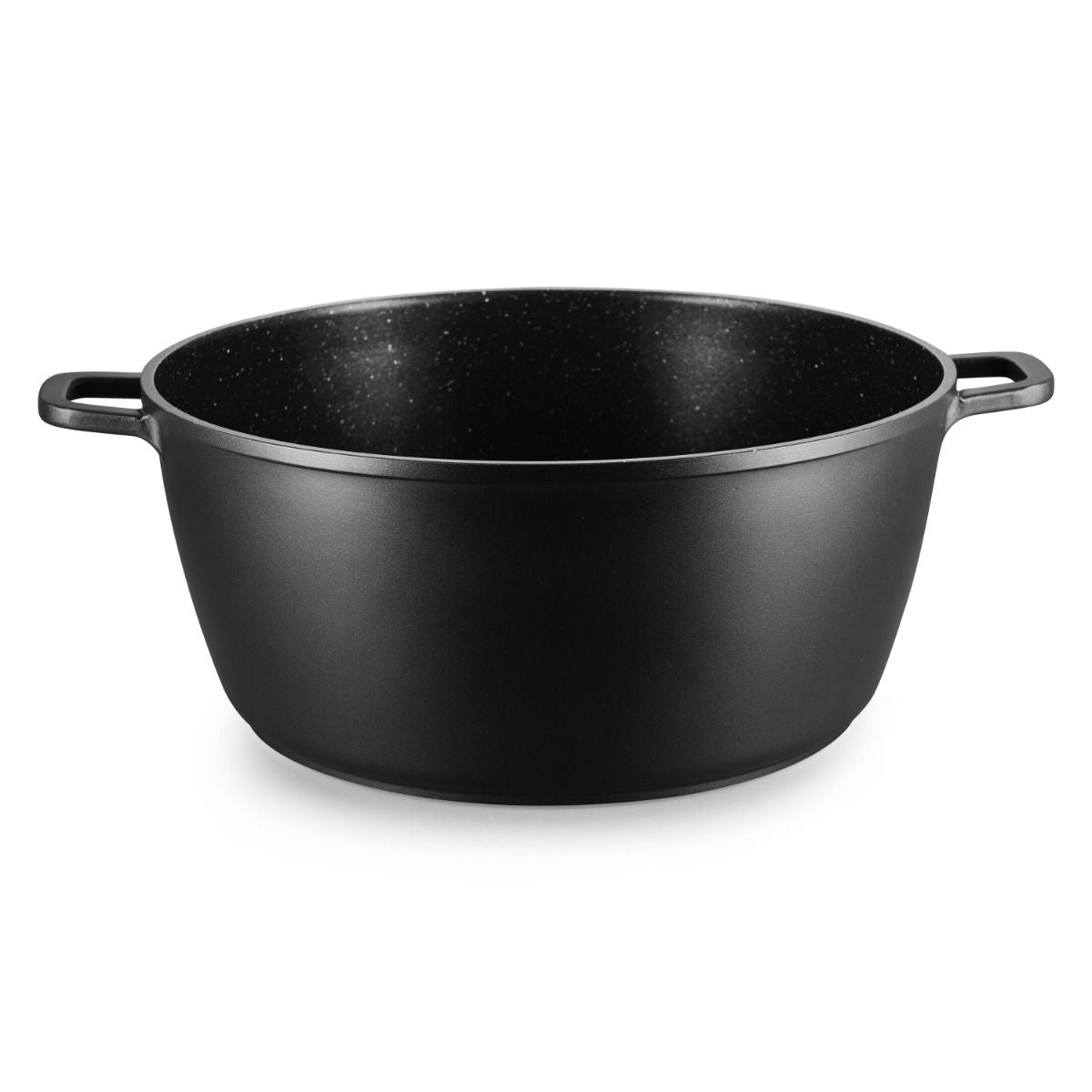 Ferveo Omega M Braadpan met Deksel - 24cm - Zwart - Inductie