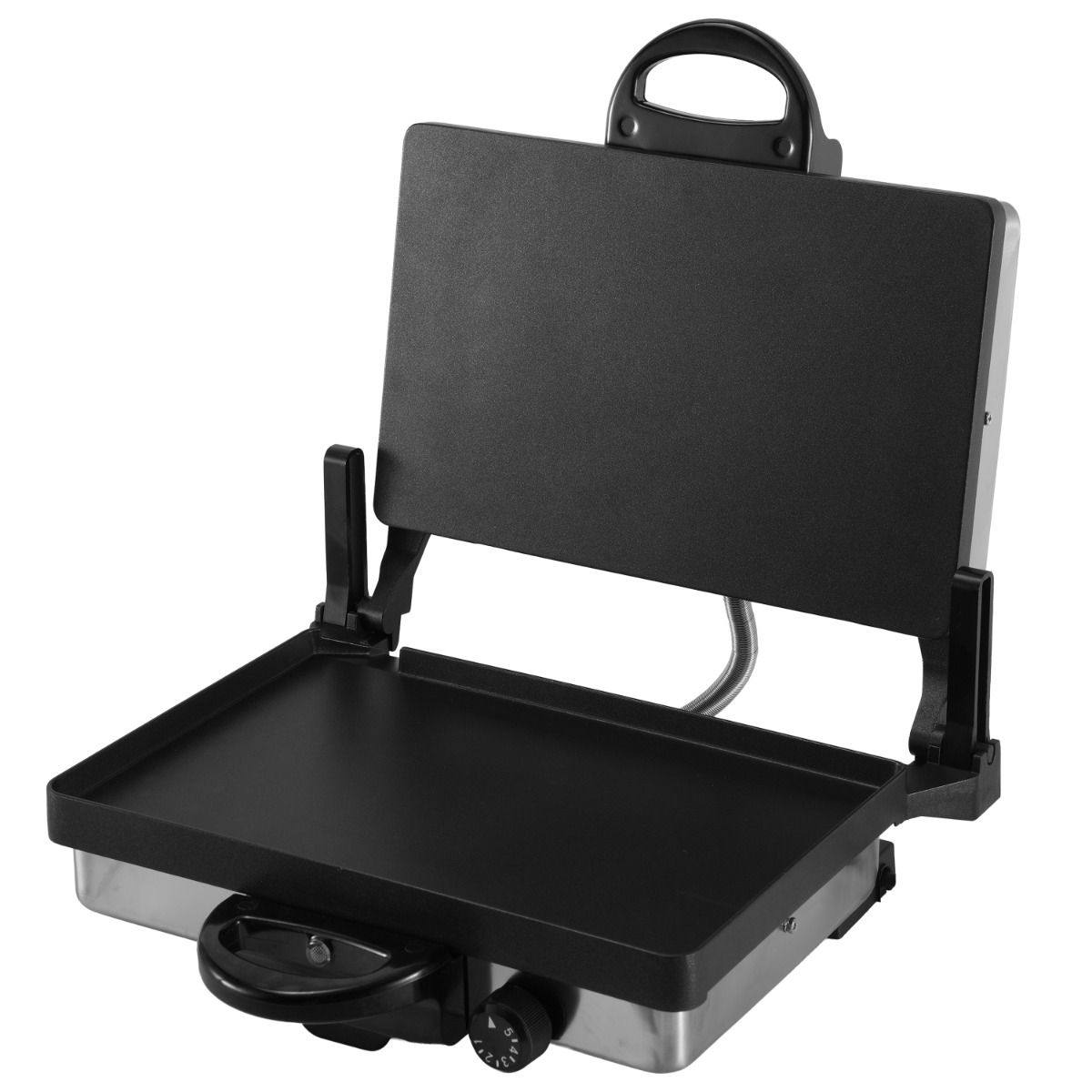 Ferveo Sanna Contactgrill - Lahmacun Maker, Broodrooster & Tafelgrill - Turkse Pizza Maker - Zwart