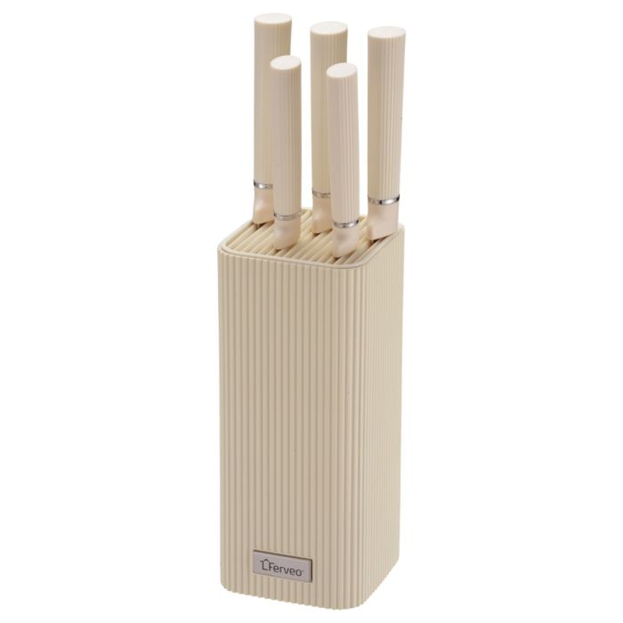 Ferveo Yadis Messenset met Standaard - 6-delig - Beige