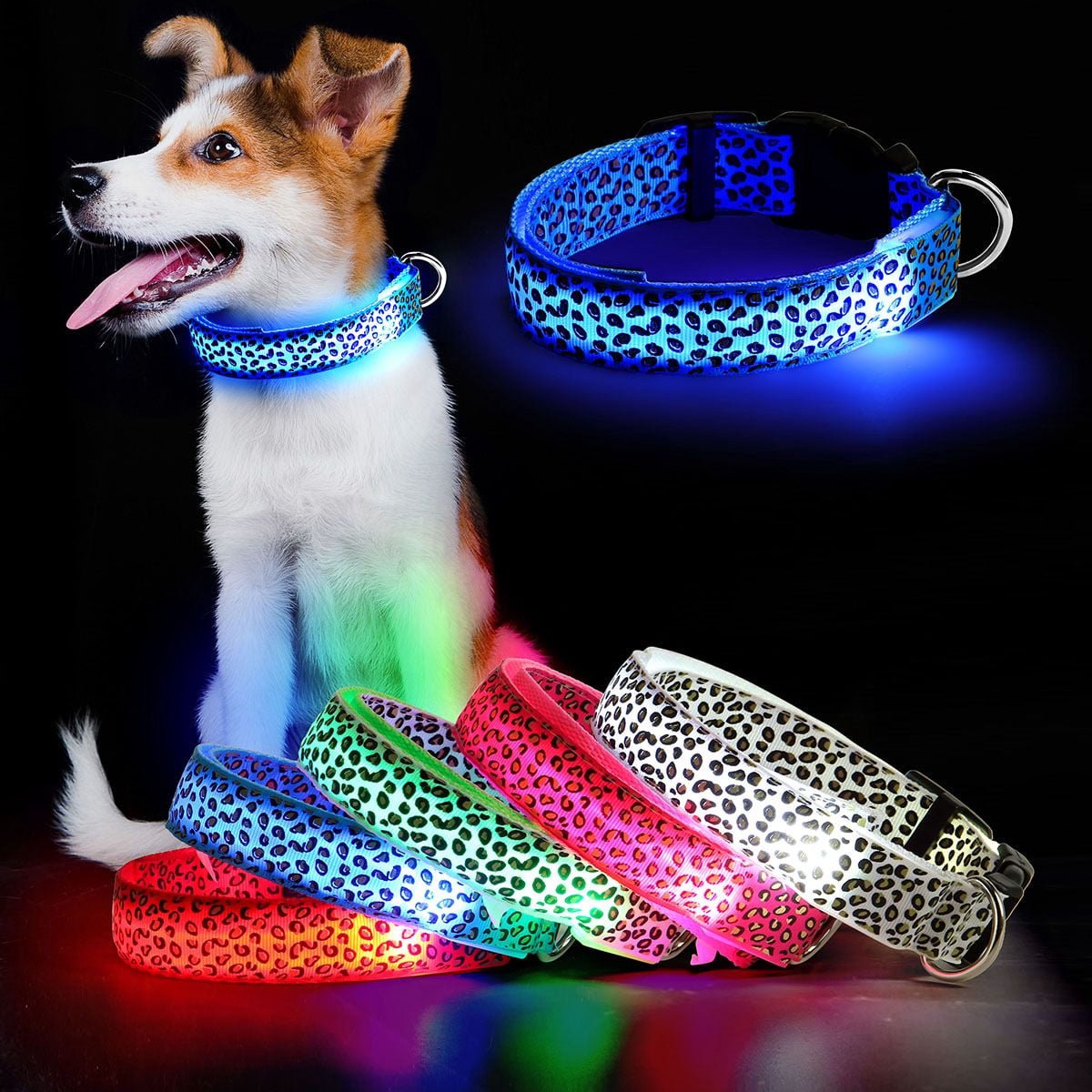 Furley’s Lichtgevende LED Hondenhalsband - 3 Lichtstanden
