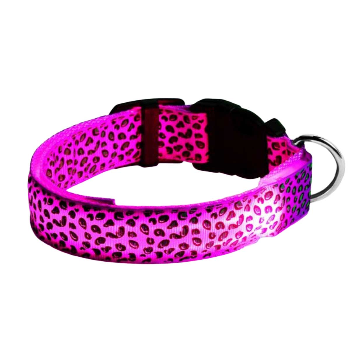 Furley’s Lichtgevende LED Hondenhalsband - Roze - 3 Lichtstanden