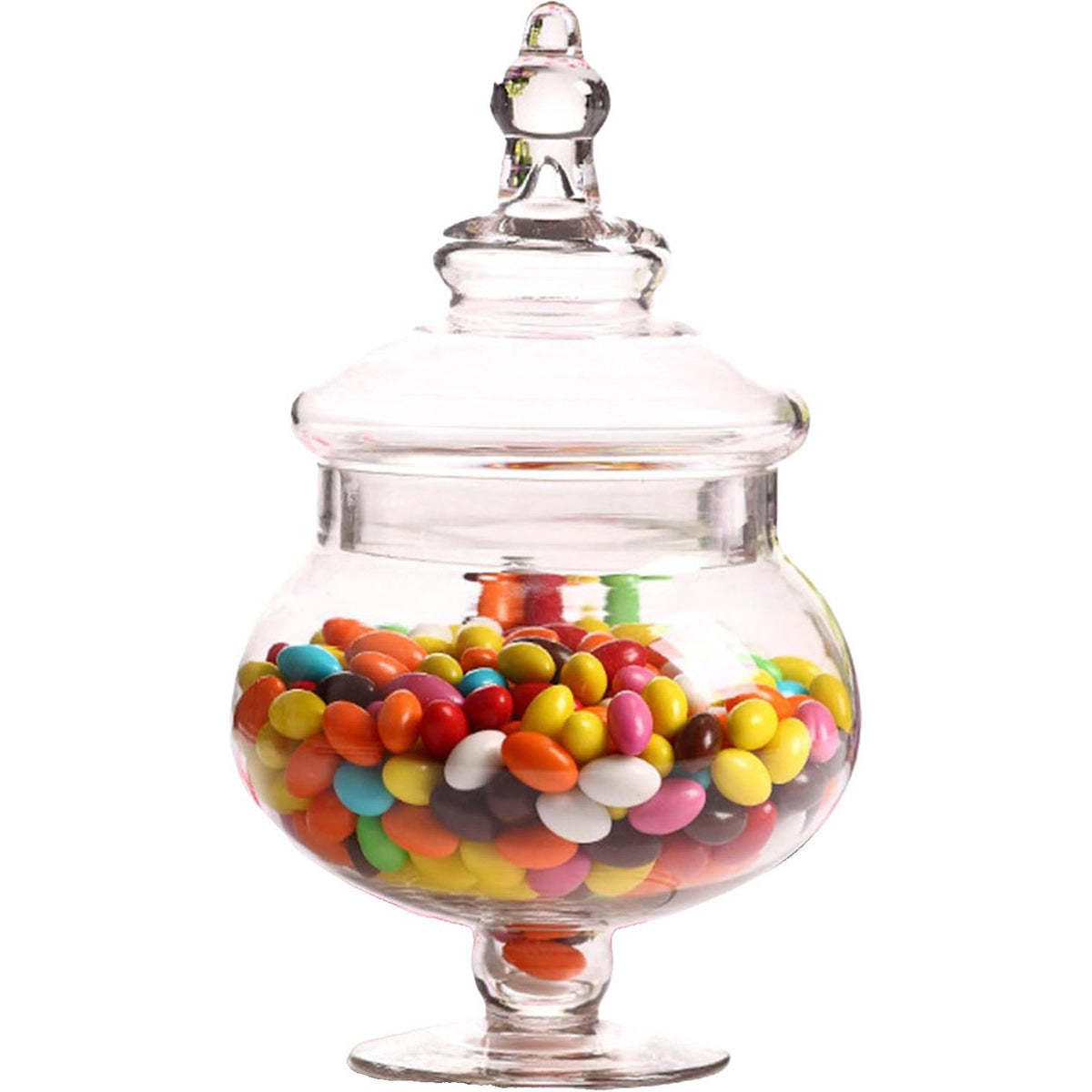 Glozini Glass Candy Jar with Lid - 27cm