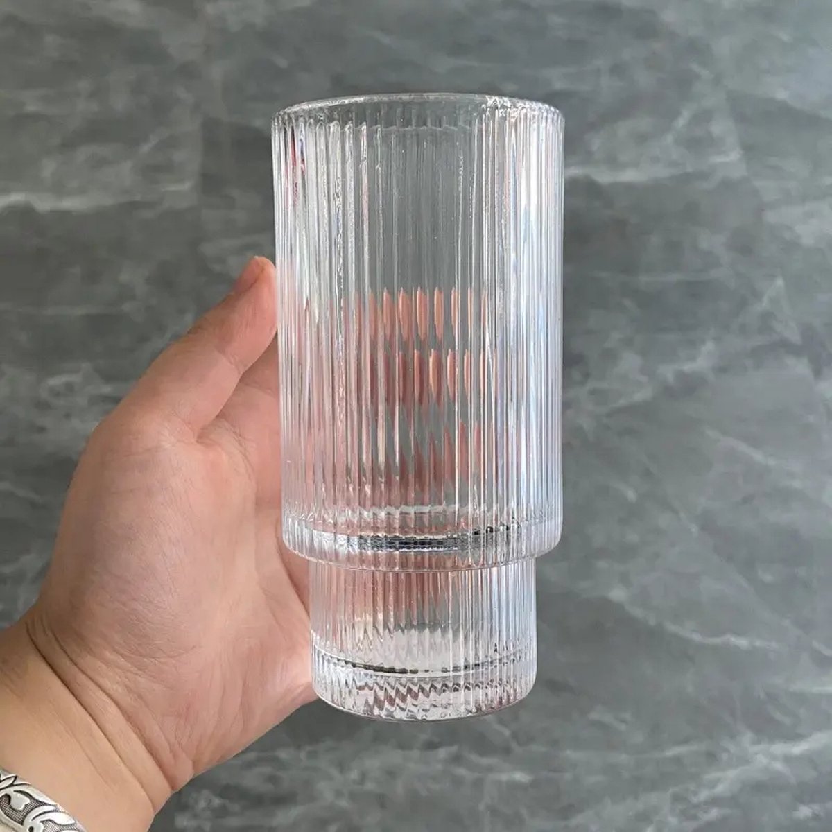 Glozini Tirana Trinkgläser – 6er-Set – Wasserglas – Whiskyglas