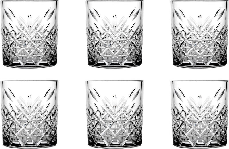 Glozini Tumblerglazen - Set van 6 - Waterglas - Whiskyglas
