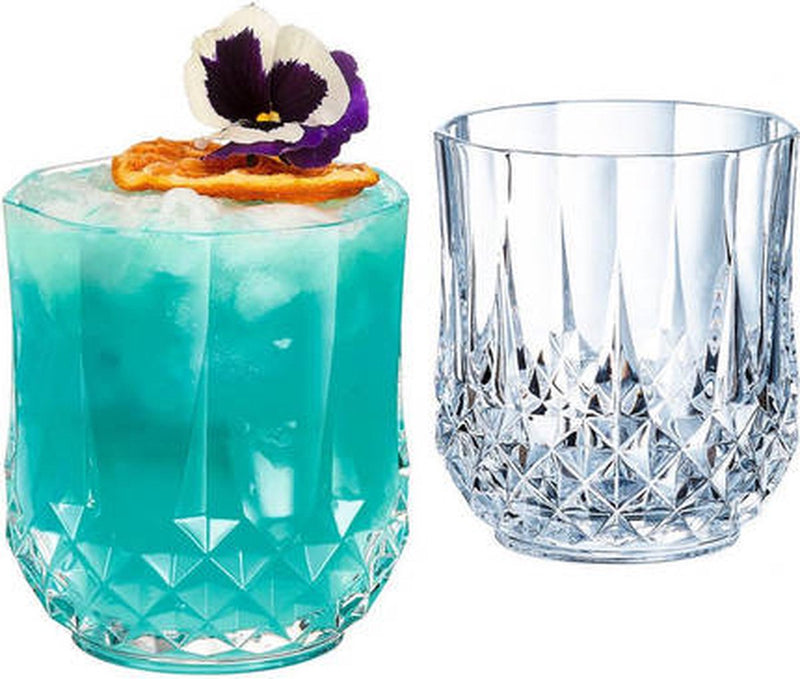 Glozini Vienna Tumbler Glasses - Set of 6 - Water Glass - Whiskey Glass