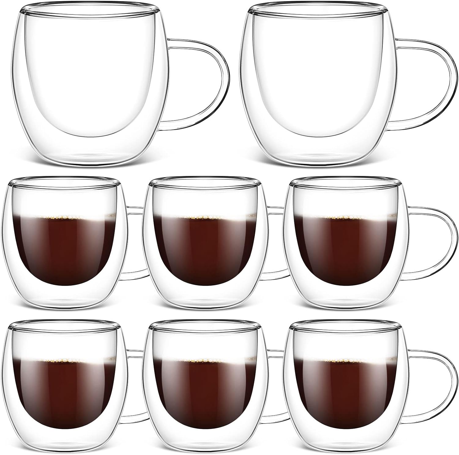 Glozini Dubbelwandige Glazen met Oor glas