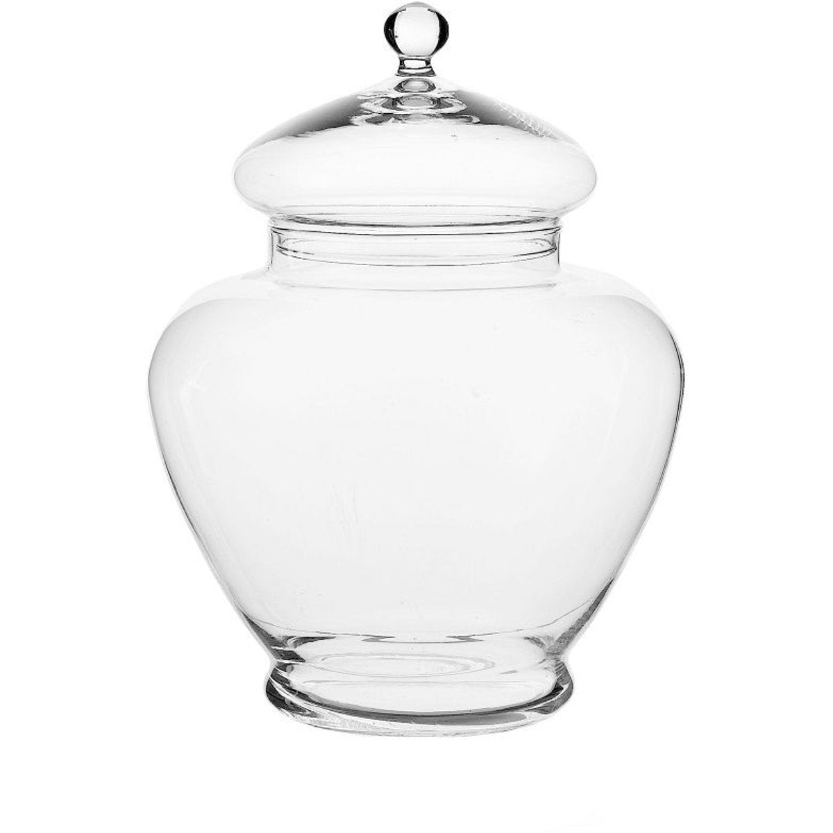 Glozini Glazen Snoeppot met Deksel - 20cm