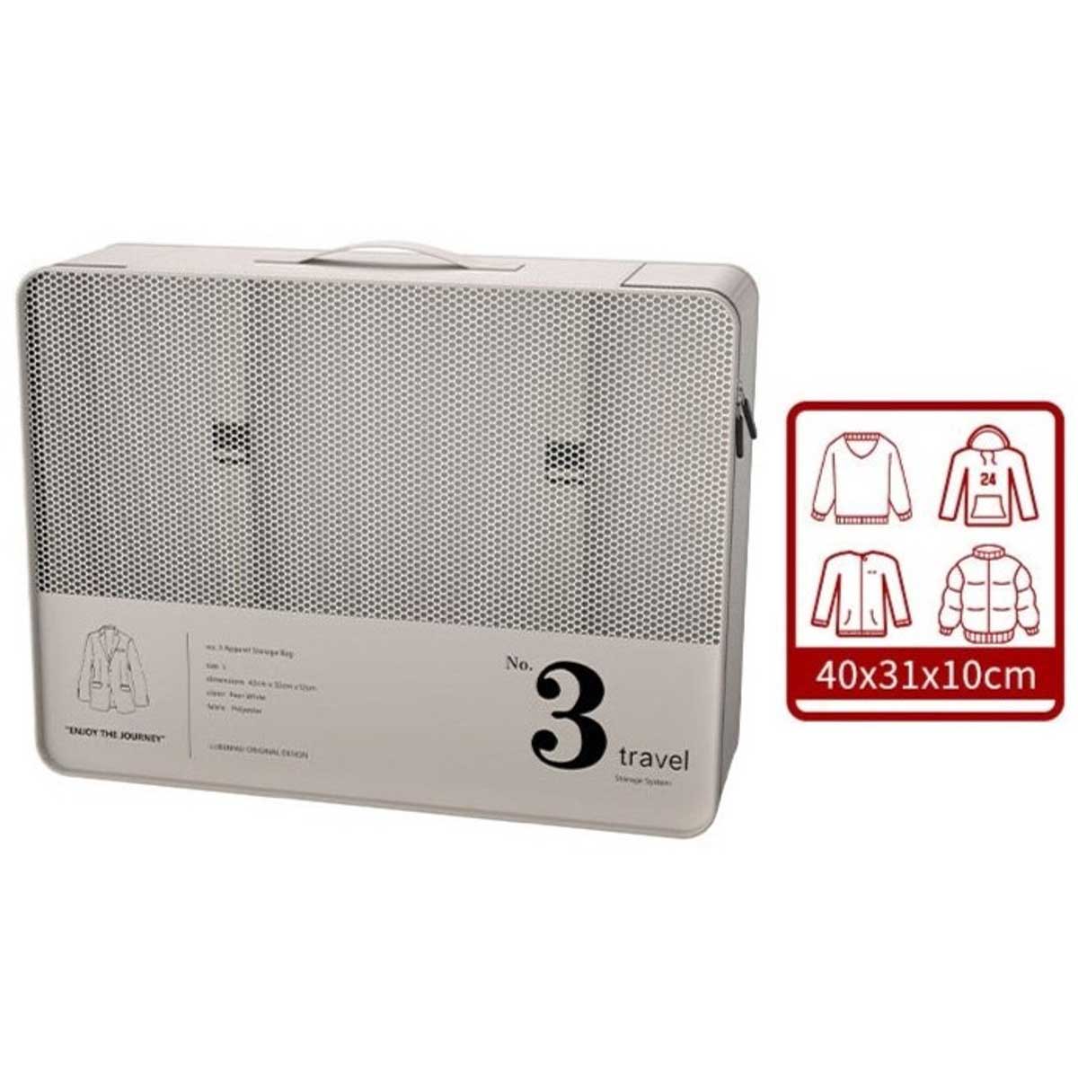 Hauskraft Packing Cube - 7-delig - Beige - Koffer Organizer Set - Backpack en Koffer - Travel Cubes