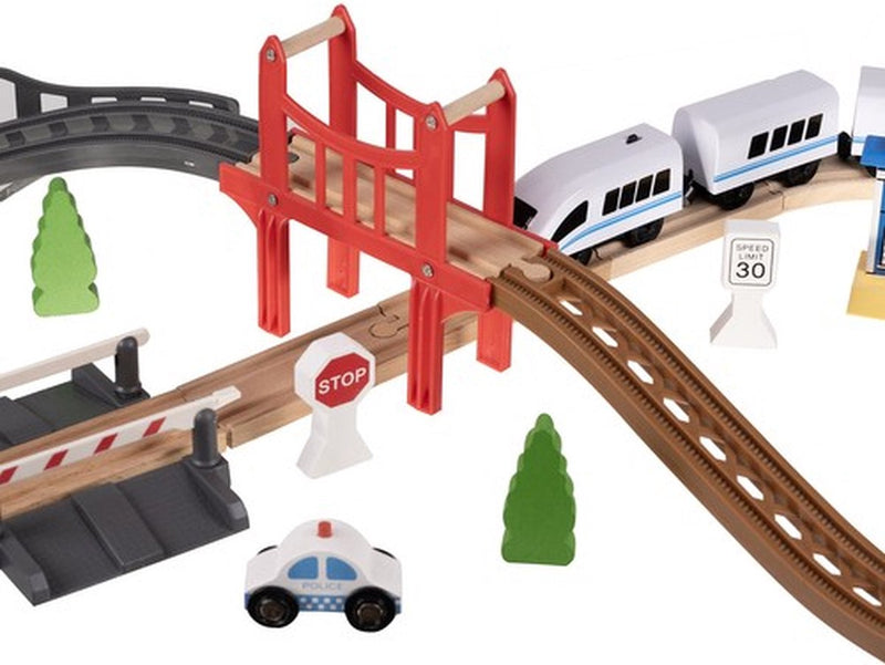 Wooden Battery Powered Track - 3.2M Track for Kids
