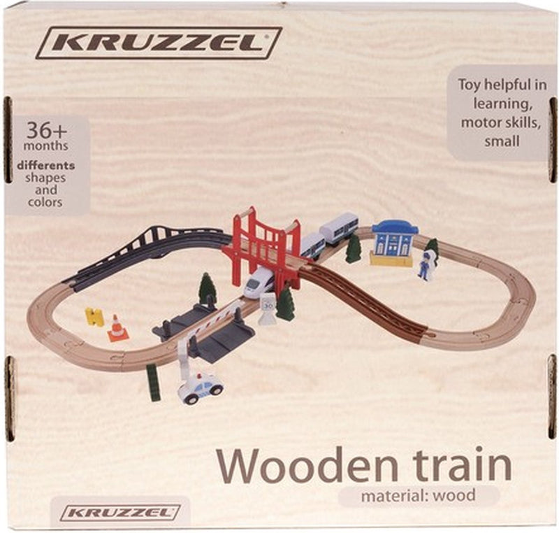 Wooden Battery Powered Track - 3.2M Track for Kids