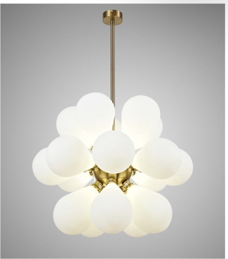 Industriële Plafondlamp - 18x G9 - 40W - Kroonluchter - Hanglamp - Luxe Goudenlamp