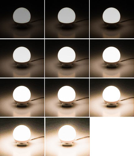 Izoxis Hollywood-Spiegellampen – Spiegelbeleuchtung – Make-up-Spiegellampe – 10 dimmbare LED-Lampen – 3 Lichteinstellungen