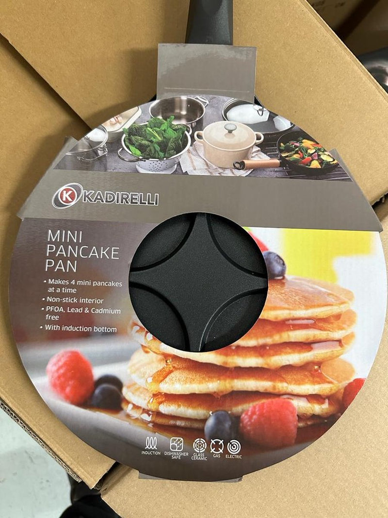 Kadirelli Pancake Pan - 26cm - 4 Kop - Pannenkoekenpan - Pancake Maker - Inductie