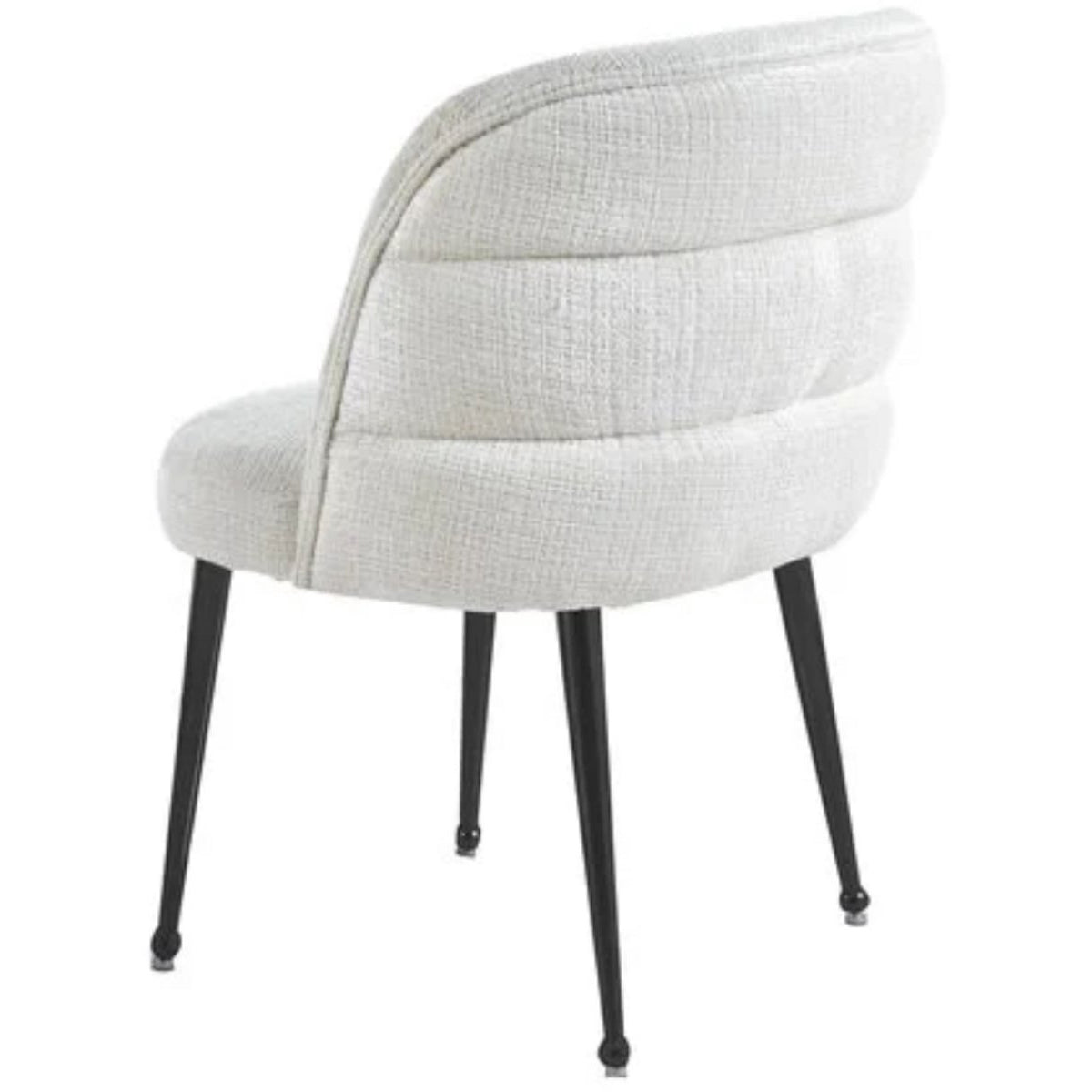 Kadirelli - Dining Chair - Set of 4 - White - Microfiber Fabric - Microfiber - Modern - Hotel Chic