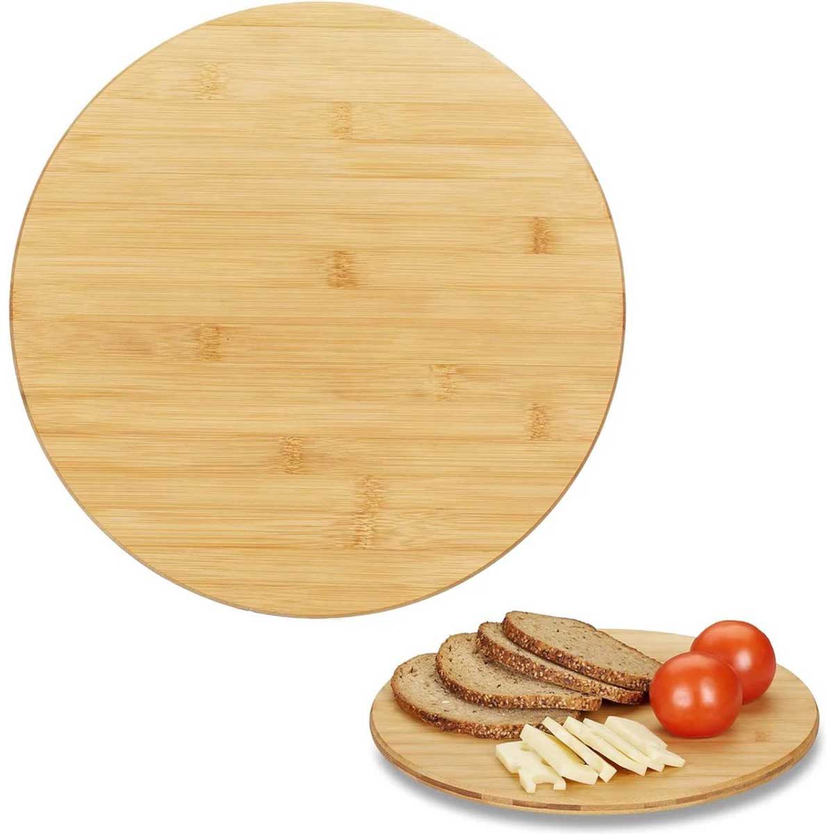 Kadirelli Draaitafel – 50 cm – Bamboe dienbladen