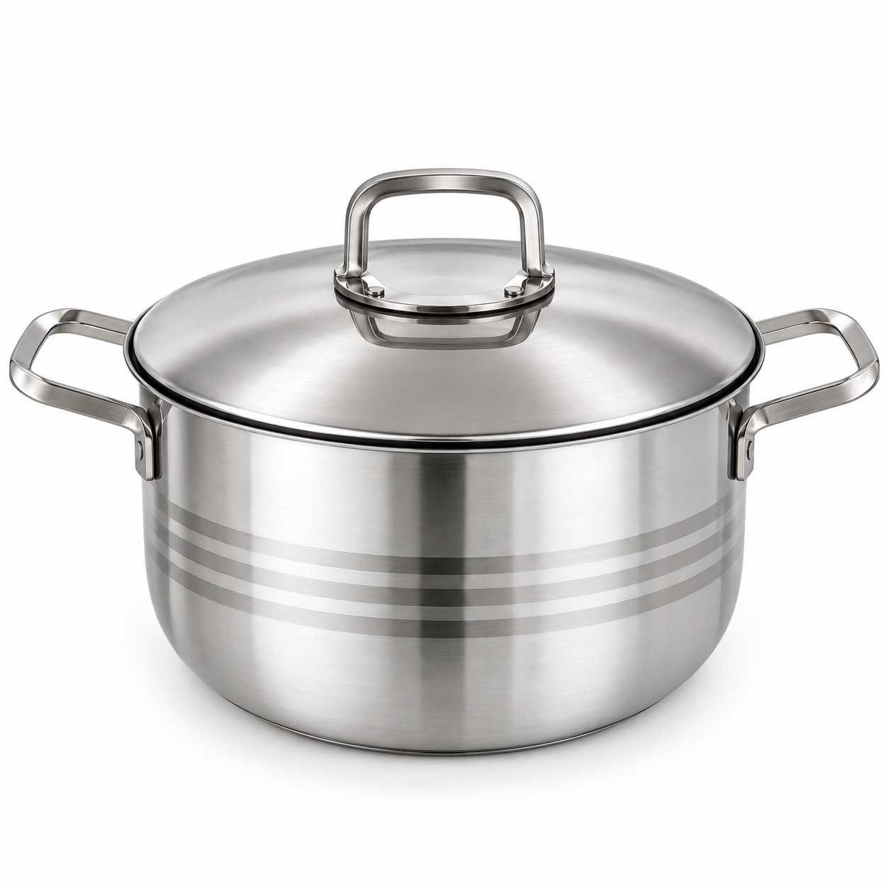 Kadirelli Kookpan met Deksel - 26cm - RVS - Inductie - PFAS-Vrij