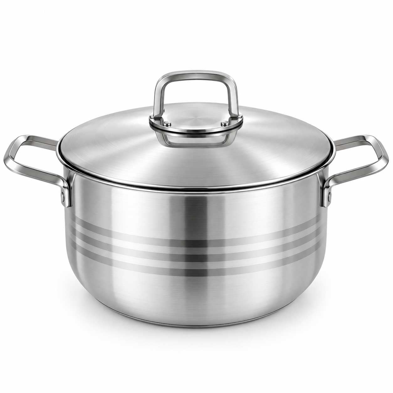 Kadirelli Kookpan met Deksel - 32cm - RVS - Inductie