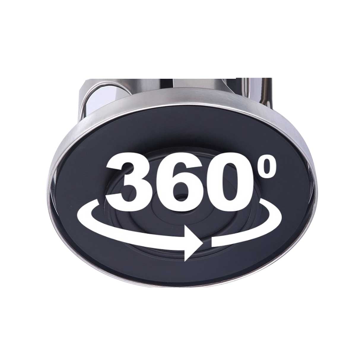 Kadirelli Kruidenrek – 16 kruidenpotjes – 360° Draaibaar – Zilver kruidenrekken productafbeelding 4