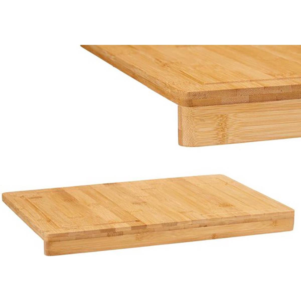 Kadirelli Snijplank met Aanslagrand - Bamboe - 45x34,5cm