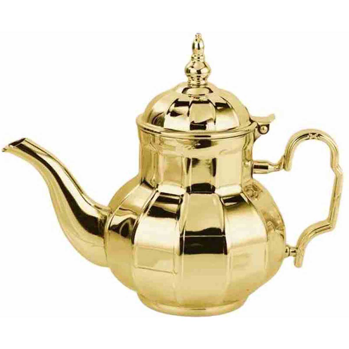 Kadirelli Theepot Goud - RVS - 1.6 Liter - Turkse & Marokkaanse Theepotten