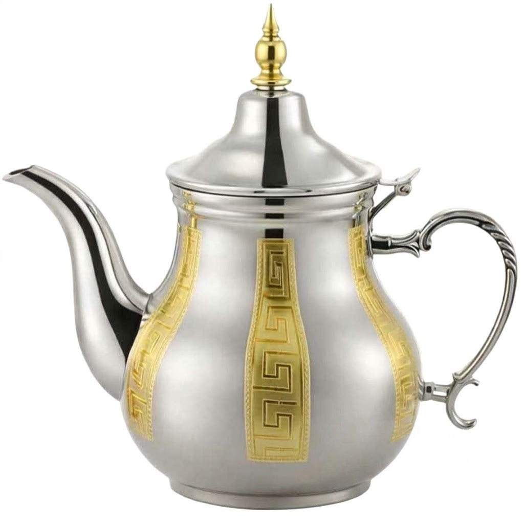 Kadirelli Theepot Zilver/Goud - 1.2L - RVS - Inductie