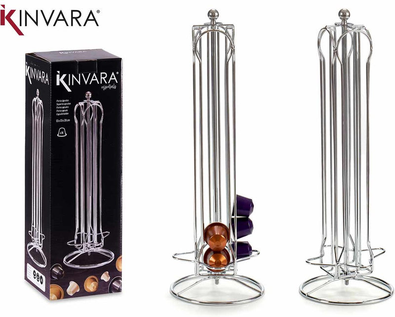 Kinvara Rotating Coffee Capsule Holder - Nespresso - 360° Rotatable - Cup Holder - 36 Capsules 