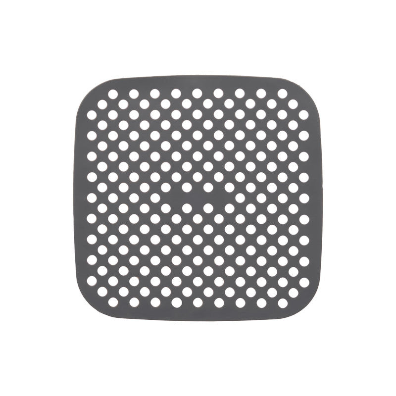 Kinvara Airfryer Bak Mat - Vierkant - 21x21cm - Set van 2 - Siliconen - Bakpapier Aifryer - Herbruikbaar - Anti Aanbakmat - Luchtfriteuse