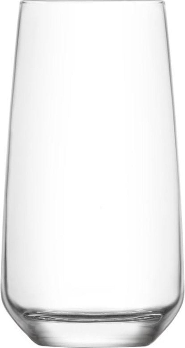 LAV Lal Wasserglas – 6 Stück – Trinkgläser – Highball-Glas – Trinkbecher – Highball-Gläser – 480 ml 