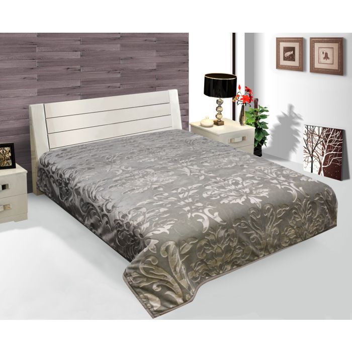 Lavella Arelis Deken - Grijs - 200x240 cm - Plaid