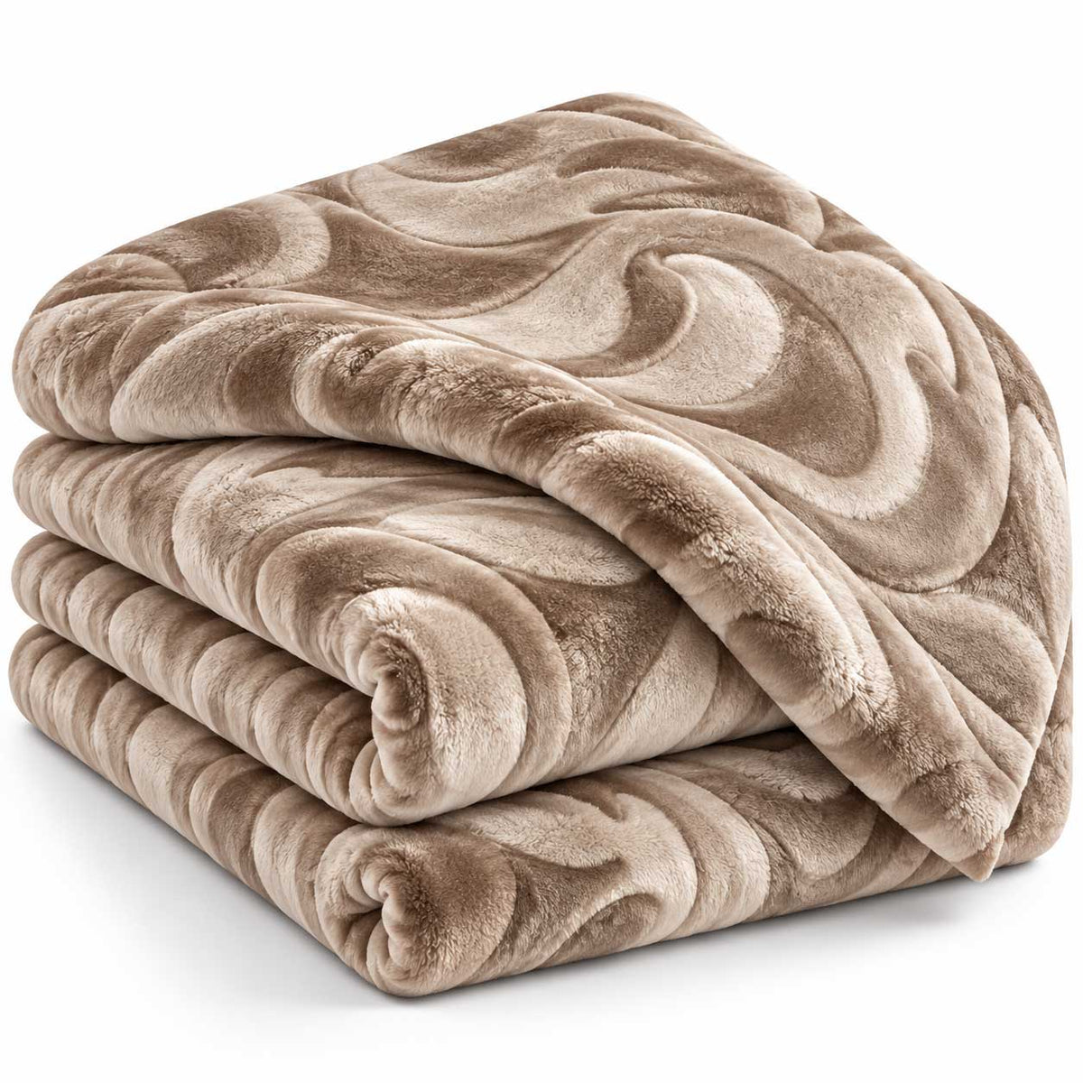 Lavella Arelis Deken - Taupe - 200x240 cm - Plaid