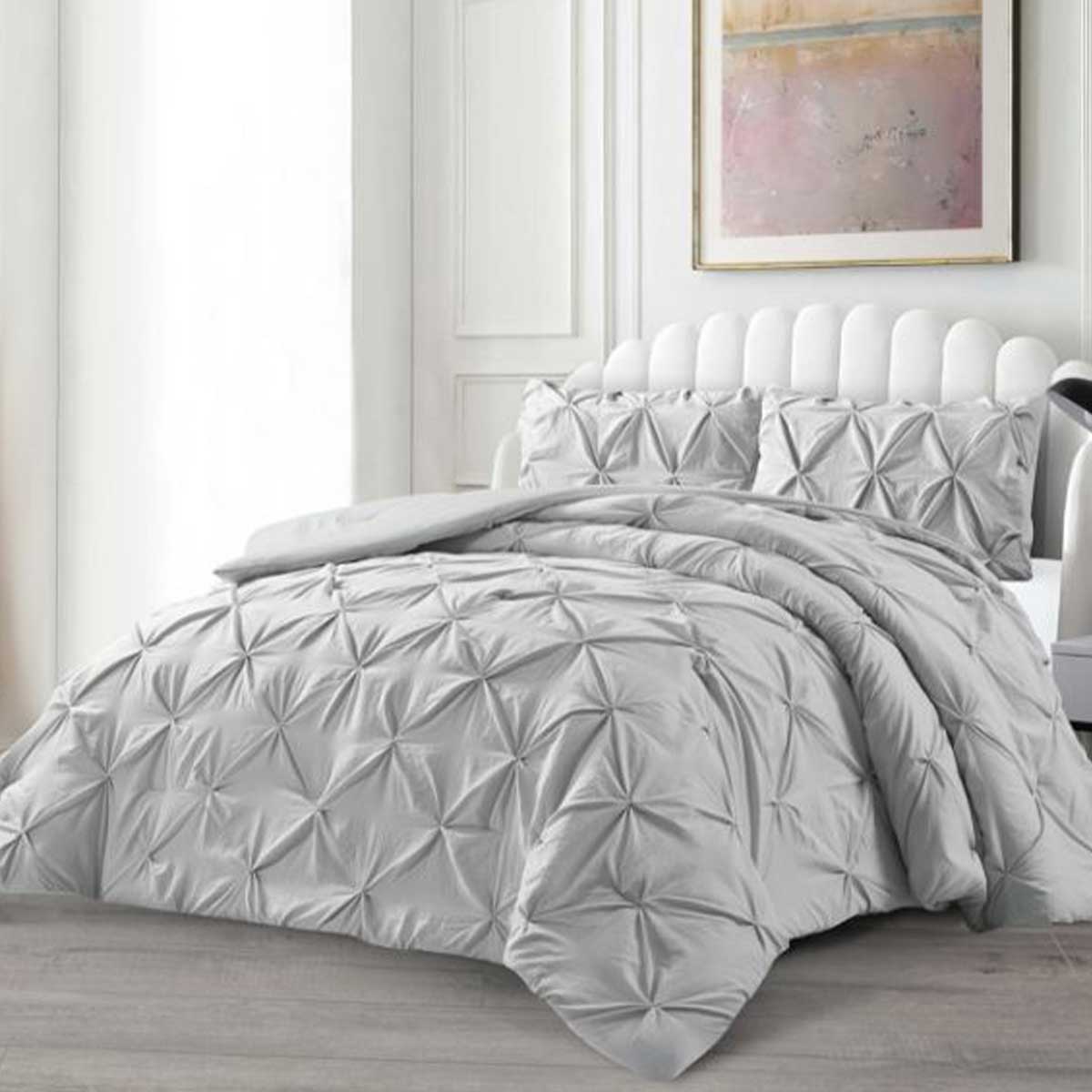 Lavella Efsun Bedsprei Set 3-delig - Grijs - 250x240cm