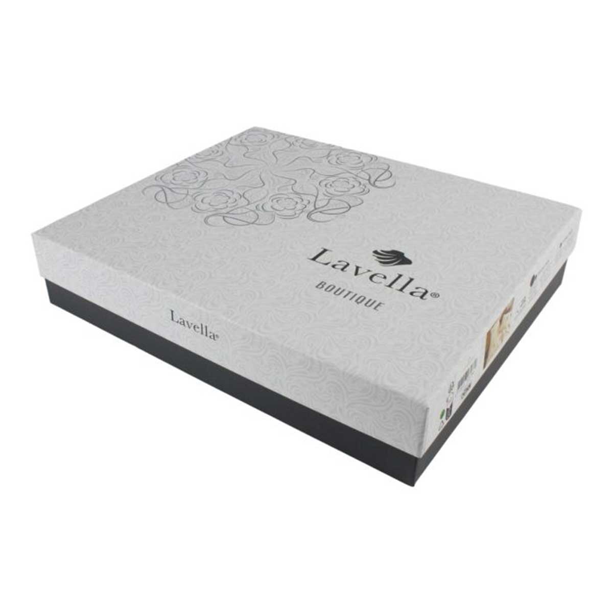 Lavella Tayla Dekbedovertrekset - 4-delig - Katoen - Taupe - 200x220 cm