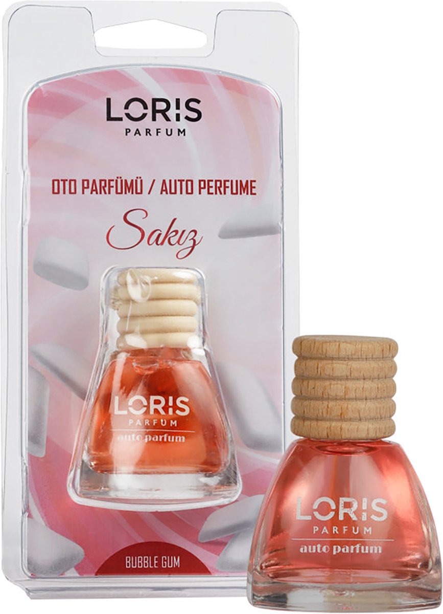 Loris Parfum - Autoparfum - Bubble Gum - 10ml - Autogeur -  Auto Luchtverfrisser