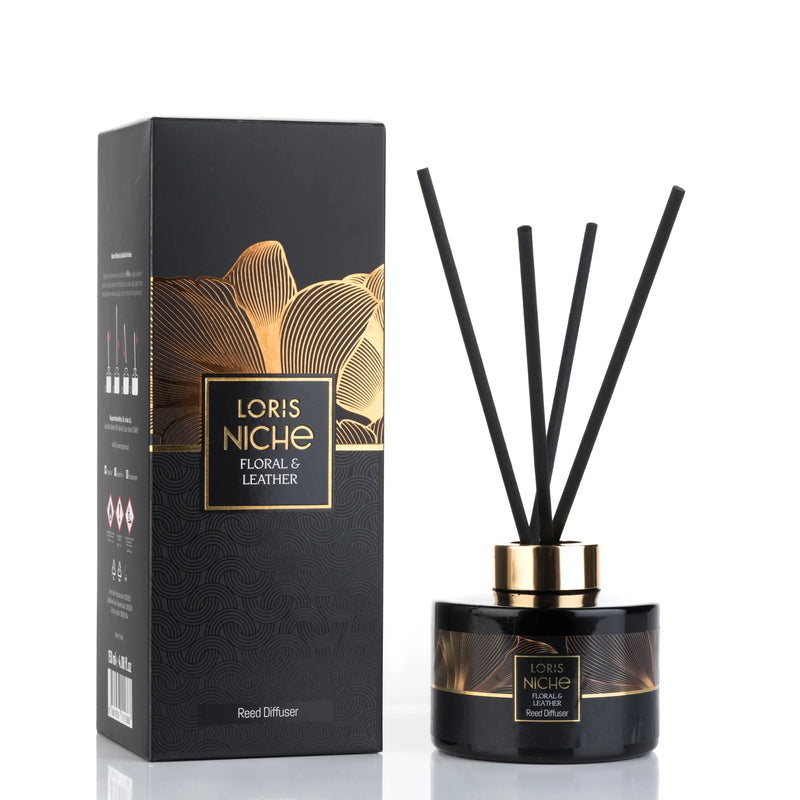 Loris Parfum - Floral & Leather - Huisgeuren - Geurstokjes - 150ml