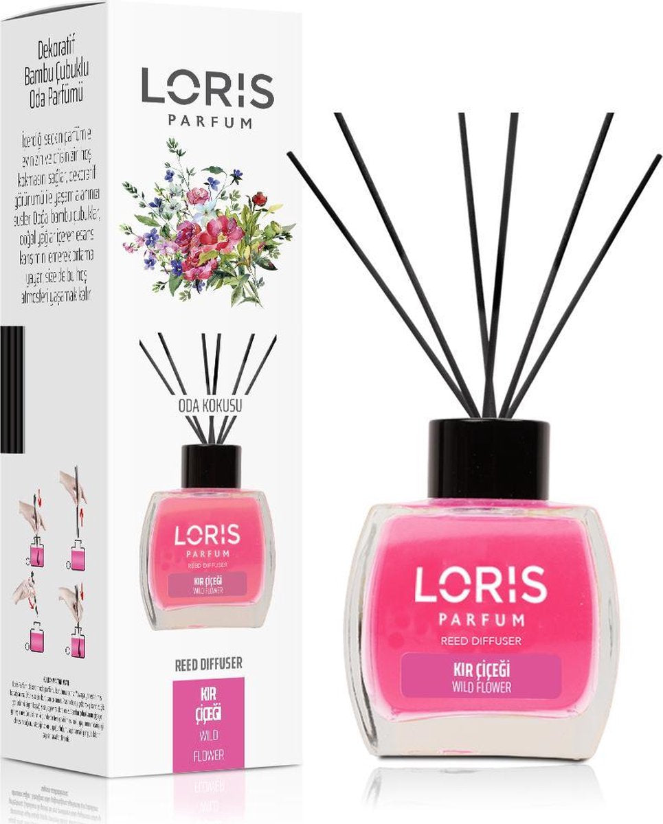 Loris Perfume - Reed Diffuser - Wildflower - 120ml