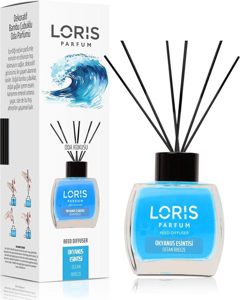 Loris Parfum - Ocean Breeze - Huisgeuren - Geurstokjes - 120ml