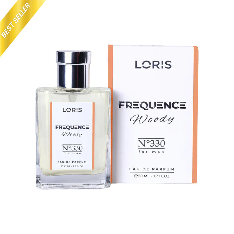 Loris Parfum Frequence Woody - 330 - Herenparfum - 50ML - Eau de Parfum