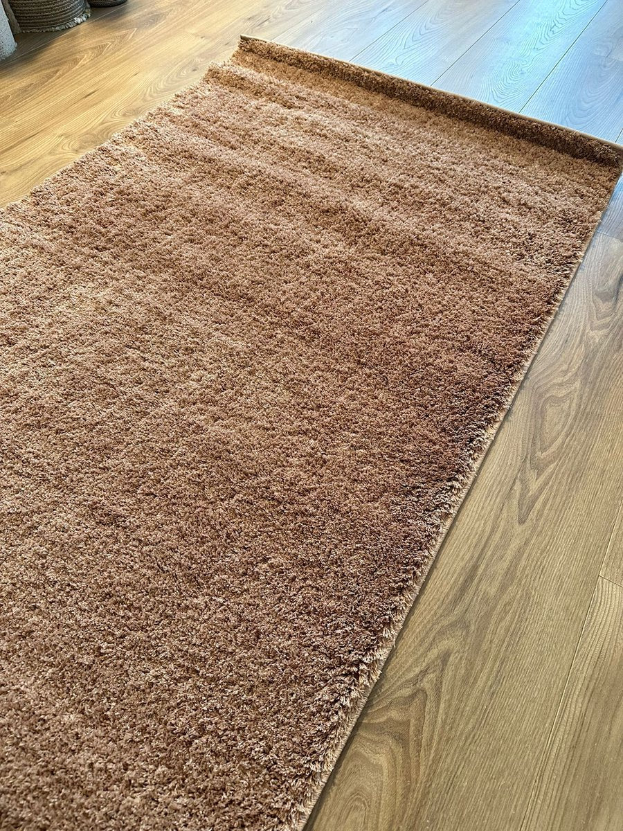 Magic Floors Zachte Loper - Oud Roze Hoogpolig - 80x300 cm - Keukenloper - Karpet - Vloerkleed - Vloerkleden - Loper Tapijt - TEKZEN