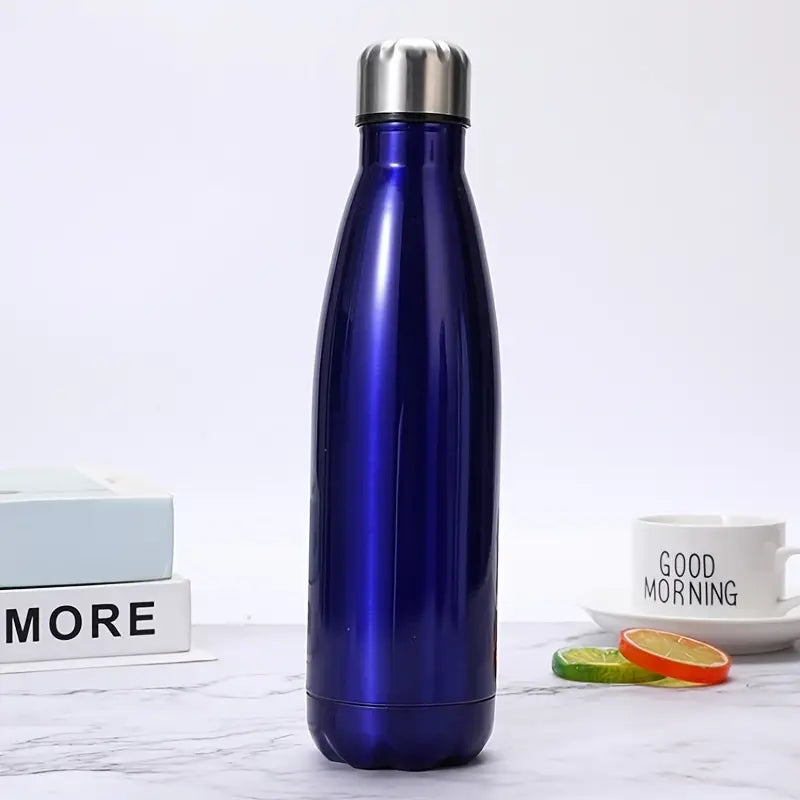 MONOO Thermosfles - 750ml - Blauw - Dubbelwandige Thermosfles - Drinkfles - BPA Vrij - Theefles - Thermos