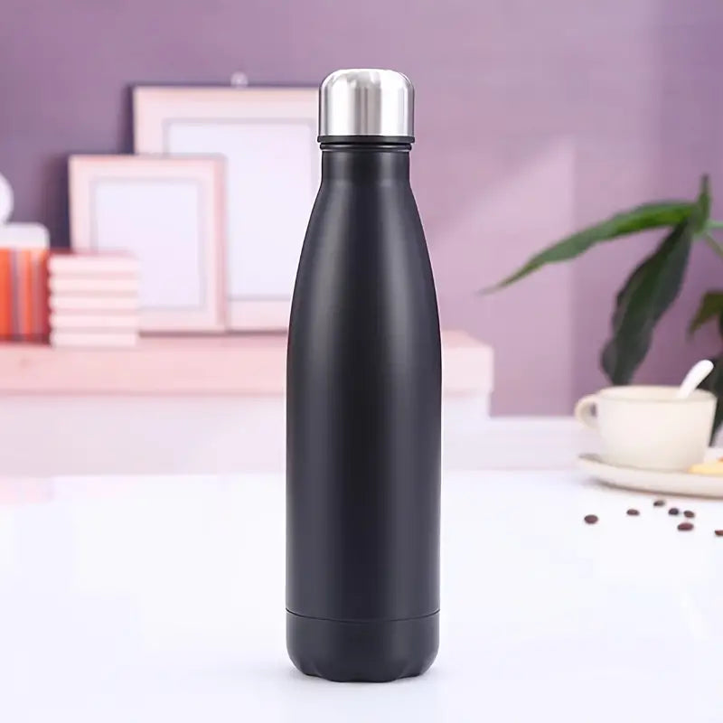 MONOO Thermosfles - 750ml - Zwart - Dubbelwandige Thermosfles - Drinkfles - BPA Vrij - Theefles - Thermos