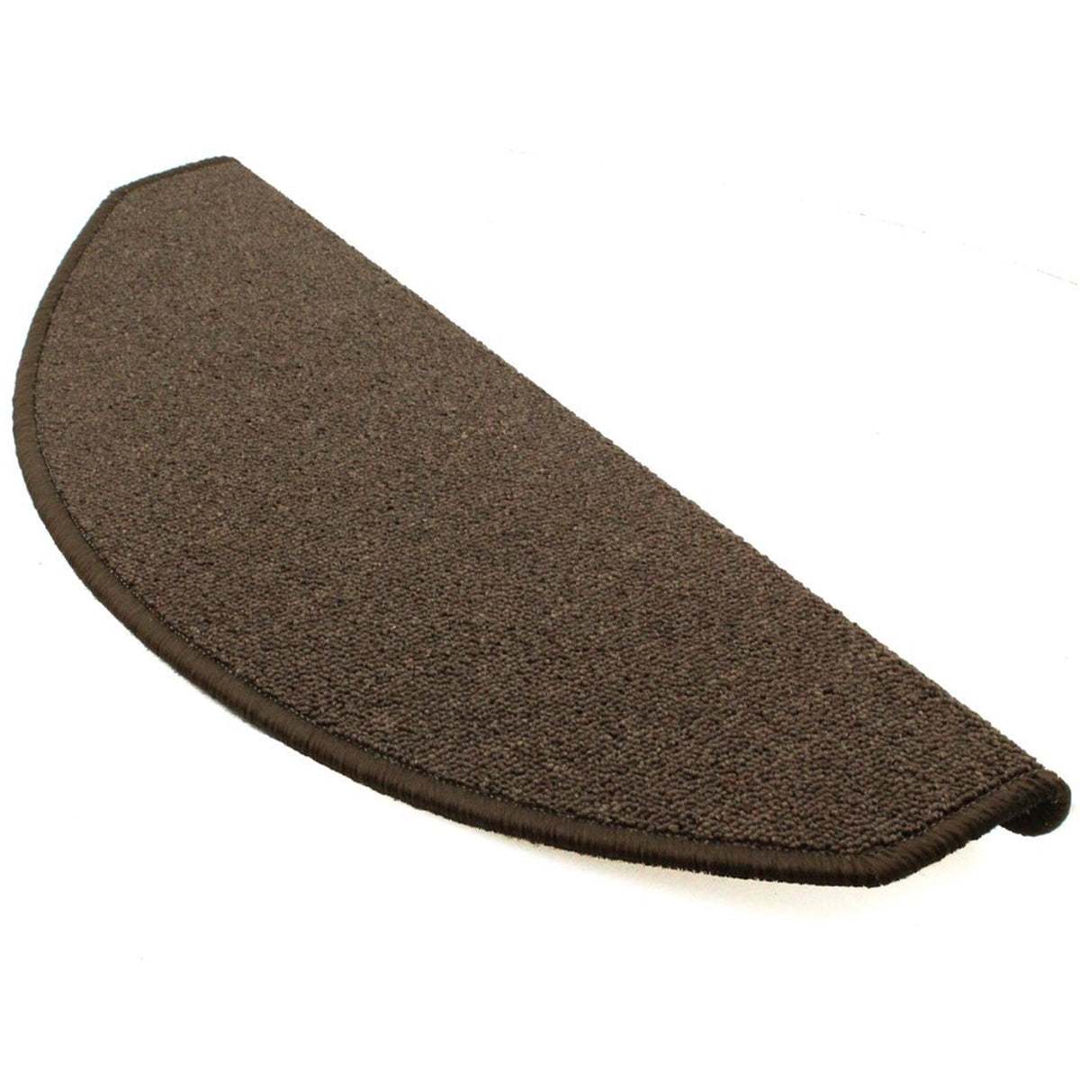 MONOO Stufenmatten-Set - Dunkelbraun - 15-teilig - Halbmonde für Treppen