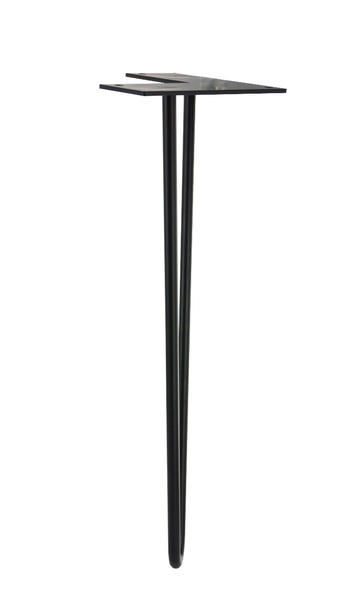 MacLean Design Table Leg Hairpin - Steel - Black - 40cm - Per Piece